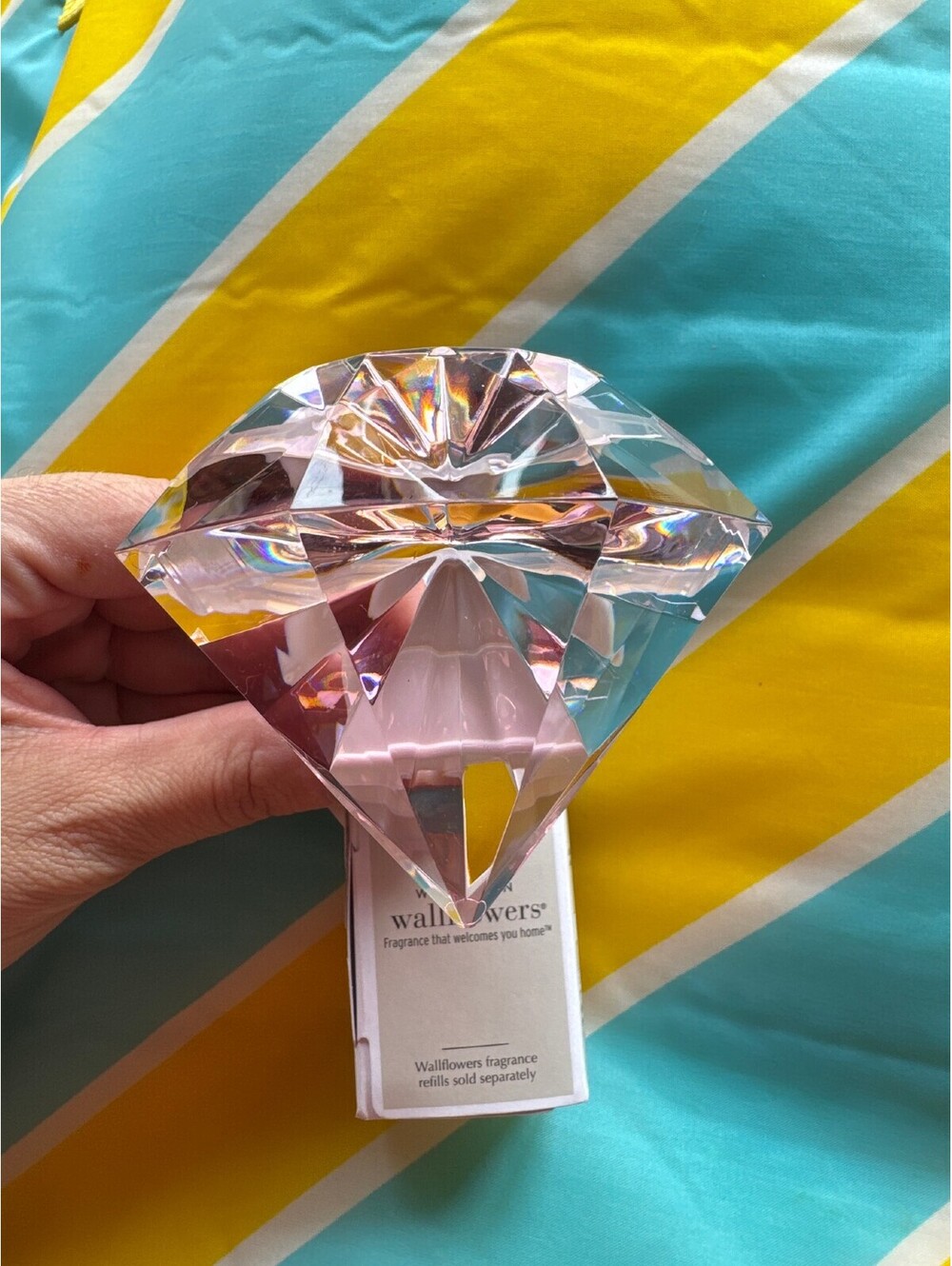 Bath & Body Works Pink Diamond Gem Wallflowers Plug In Fragrance Diffuser NEW